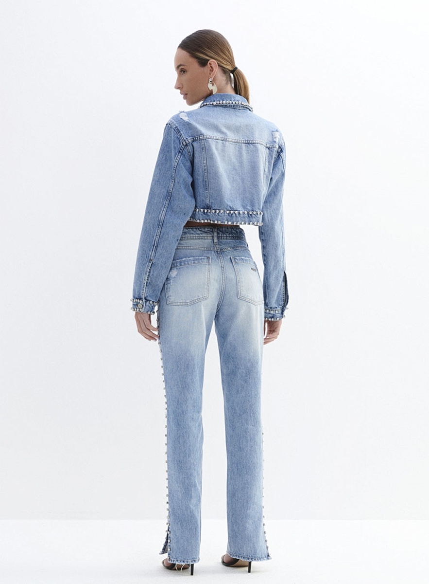 Calça Jeans Cecci New Com Bord. Manual - LCECCI