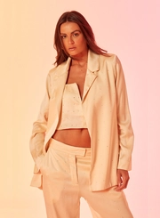Blazer Loose Com Aplicação