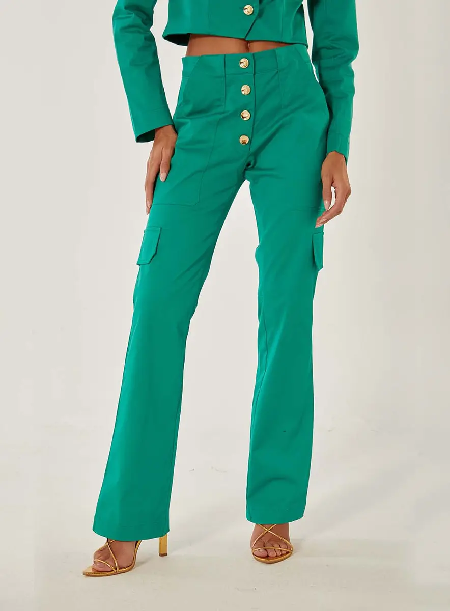 Calça Basic Comfort Amarelo Souisy