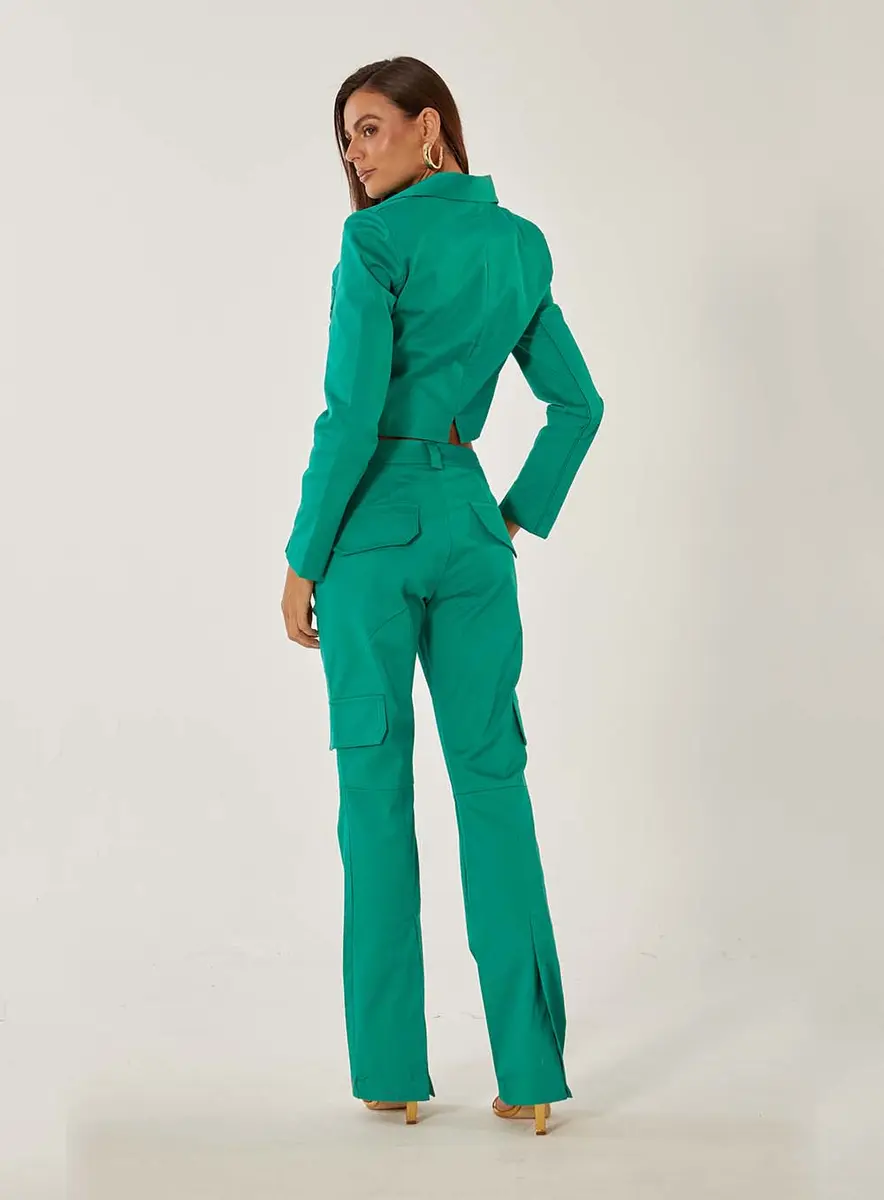 Calça Basic Comfort Amarelo Souisy