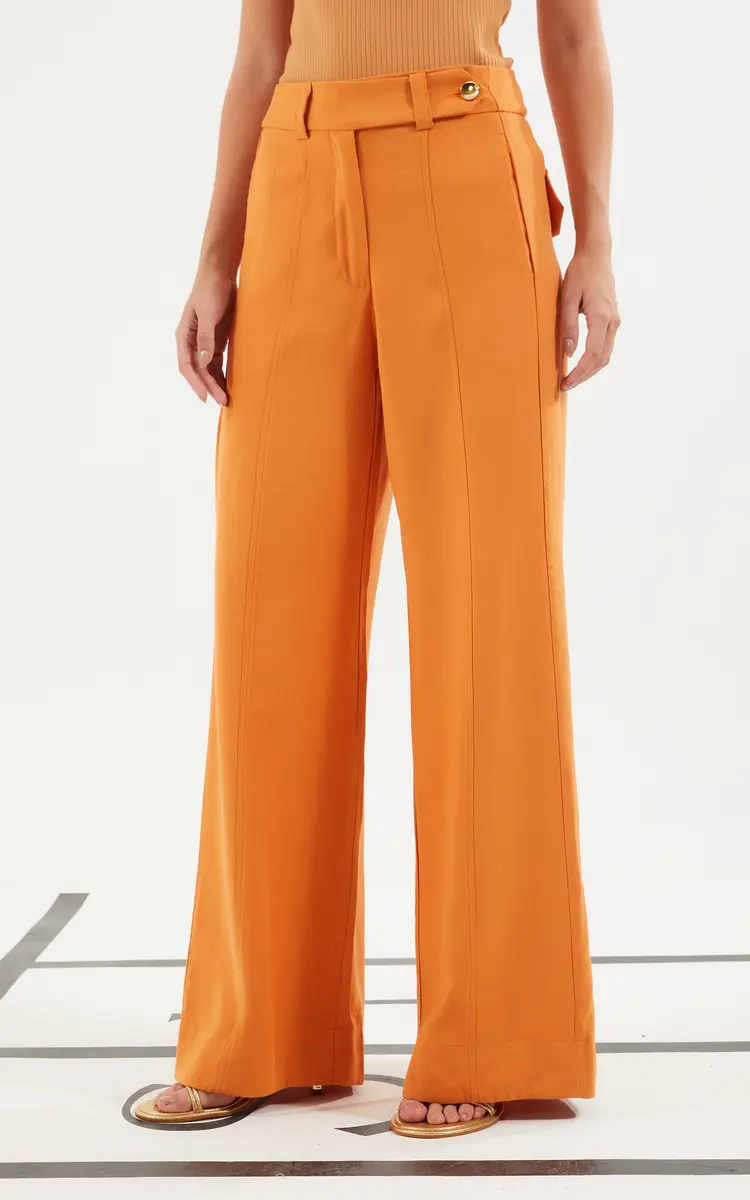 Calça Comfort Ampla Roxo Souisy