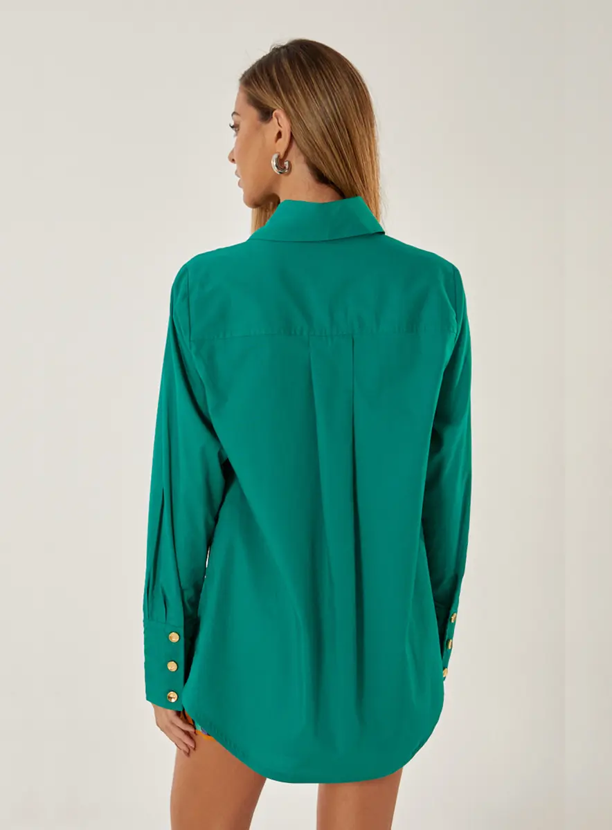 Camisa Alfaiataria Com Bolsos Off Shell Souisy