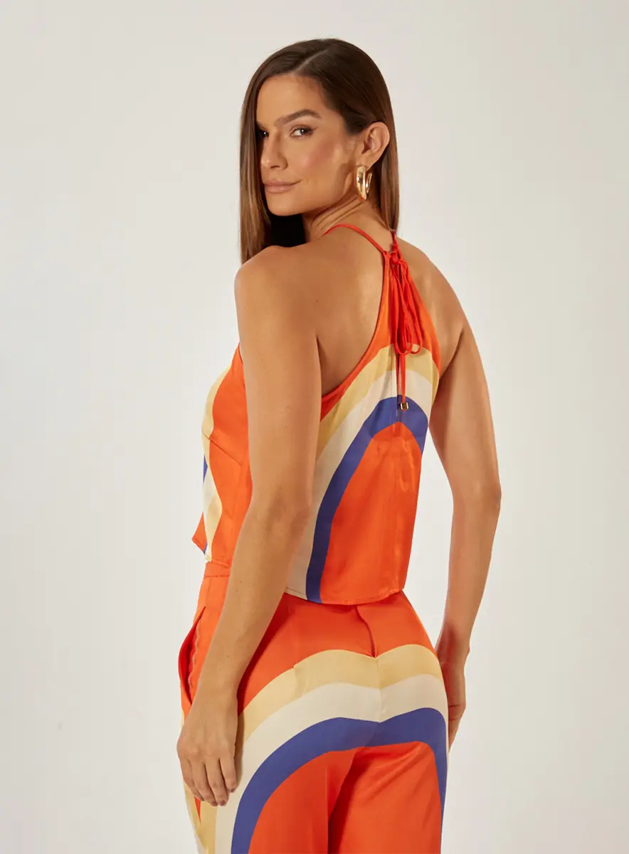 Blusa Comfy Cavas Track Estampado Souisy