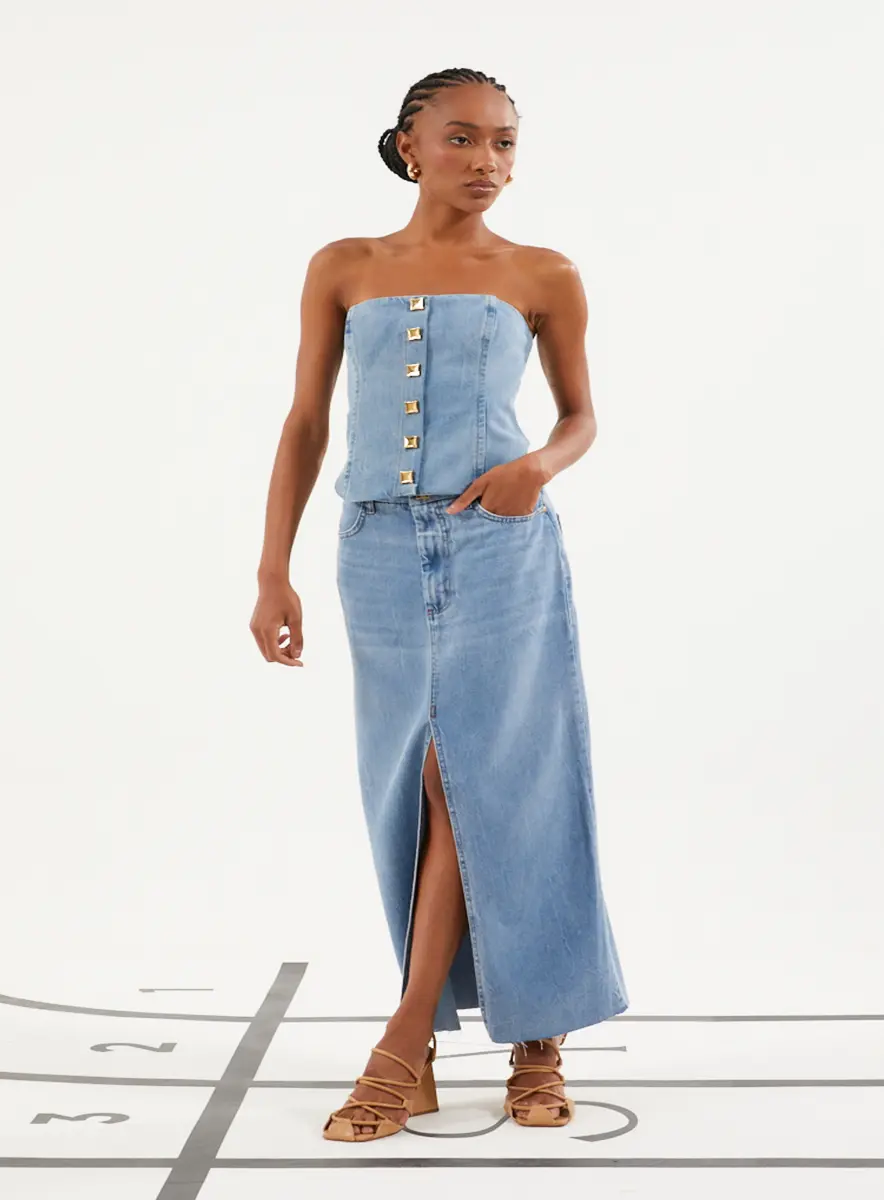 Top Jeans Índigo Souisy