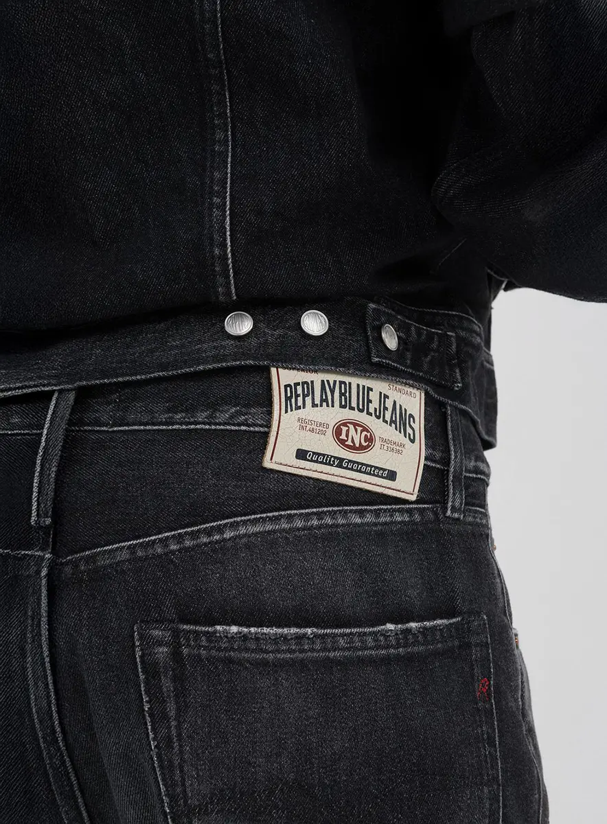 Jaqueta Masculina Black Jeans Replay Índigo Preto Médio Lcecci