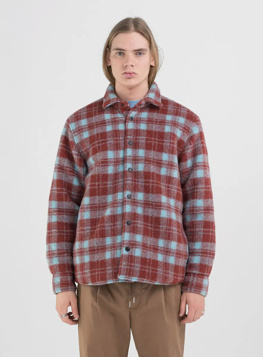 Casaco Masculino Oversized Em Lã Com Estampa Estampados Lcecci
