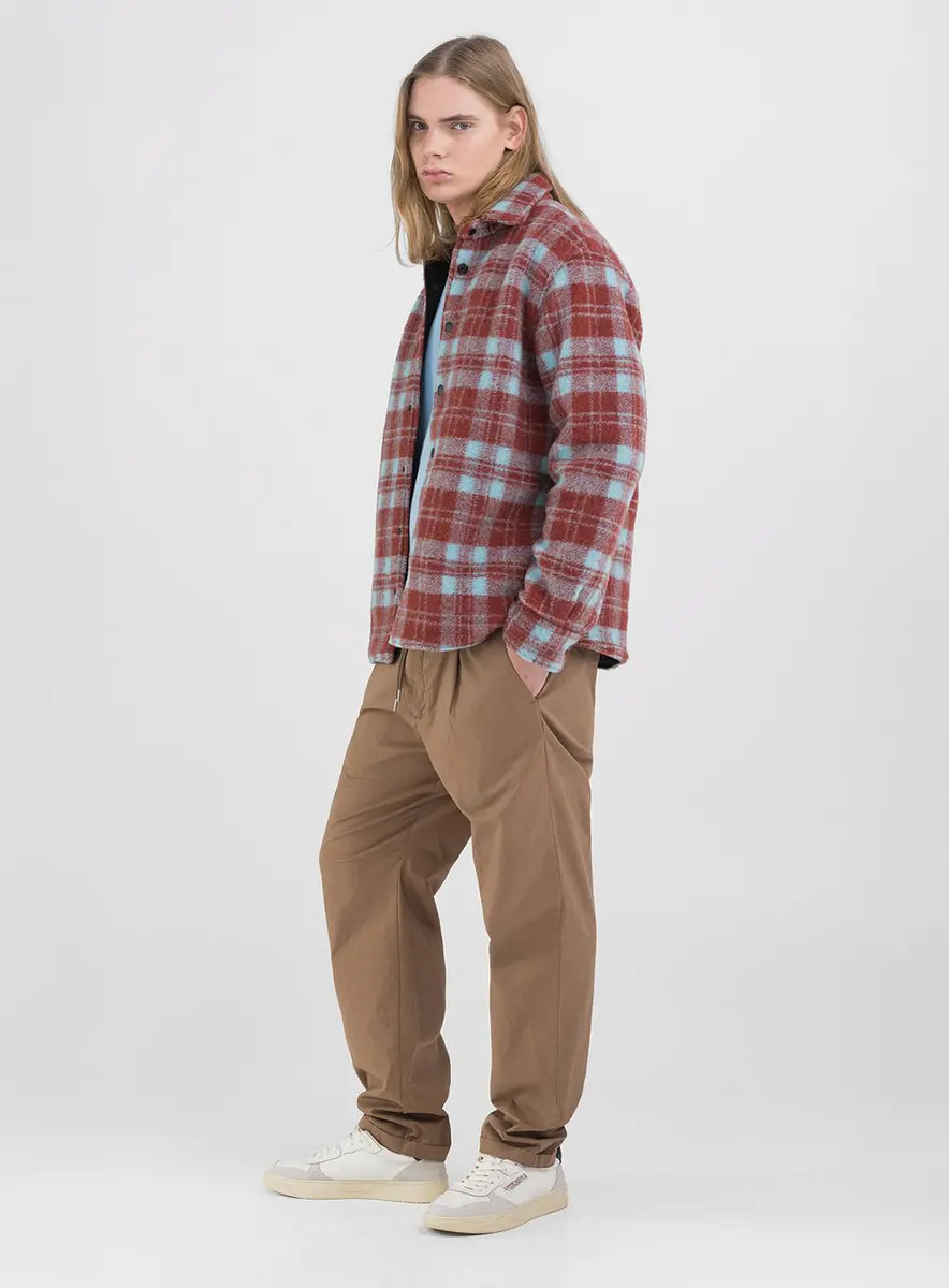 Casaco Masculino Oversized Em Lã Com Estampa Estampados Lcecci