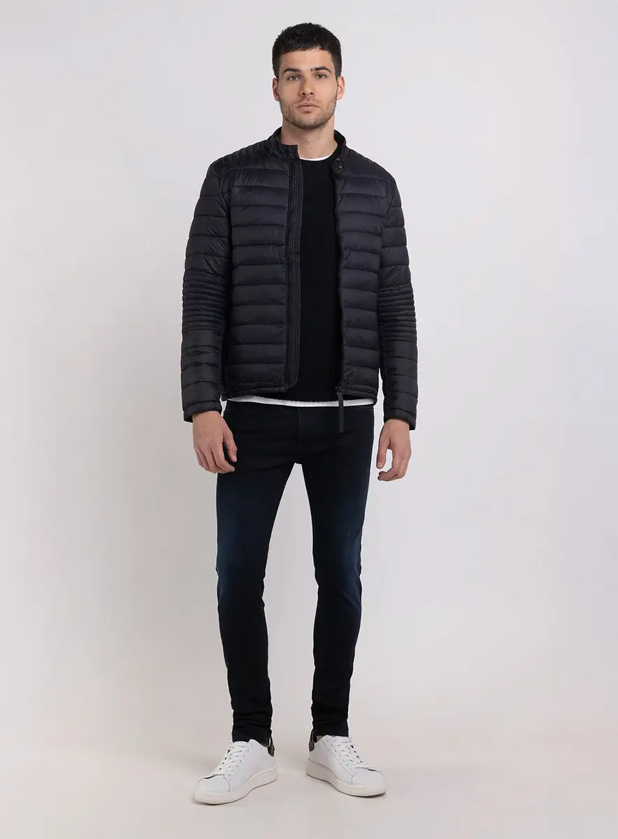 Jaqueta Masculina Slim Puffe Preto Lcecci