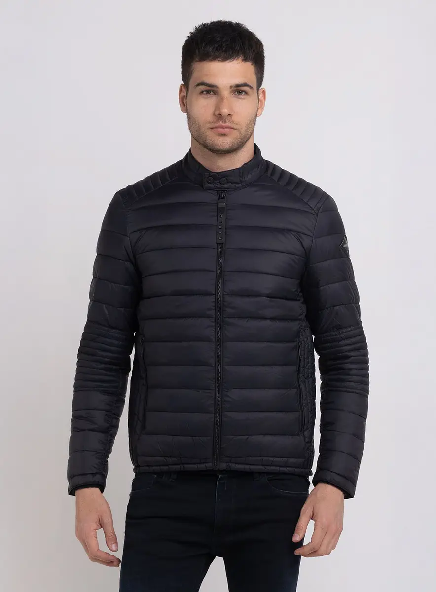 Jaqueta Masculina Slim Puffe Preto Lcecci