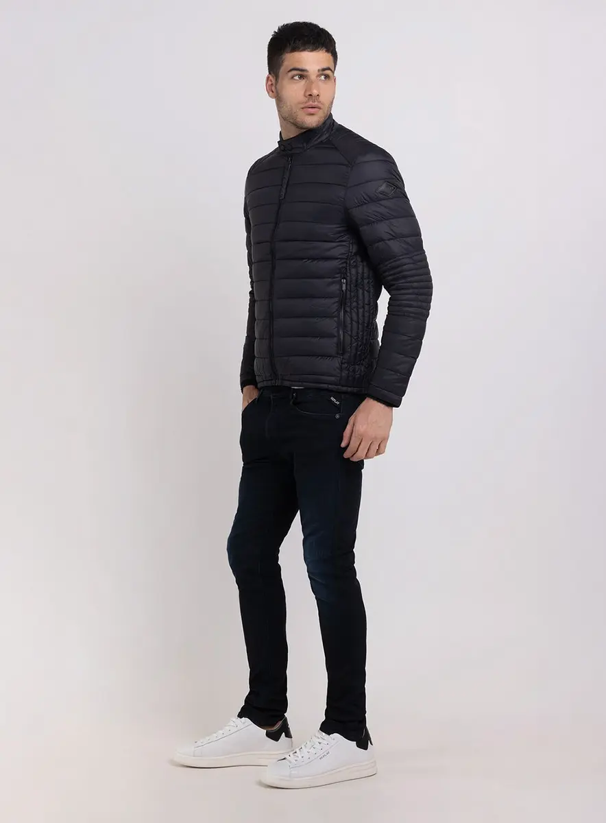 Jaqueta Masculina Slim Puffe Preto Lcecci