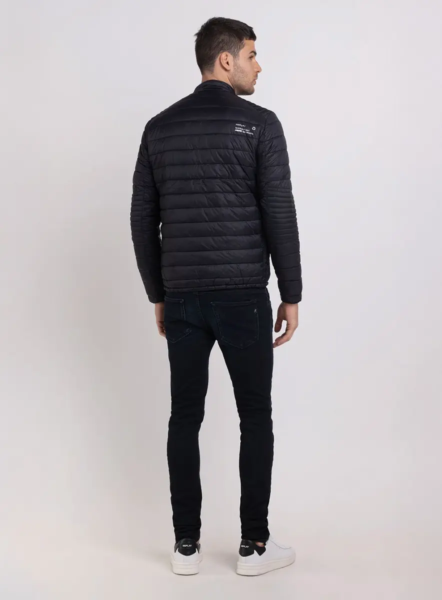 Jaqueta Masculina Slim Puffe Preto Lcecci
