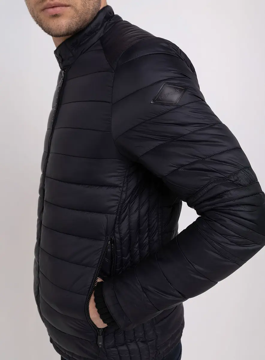 Jaqueta Masculina Slim Puffe Preto Lcecci