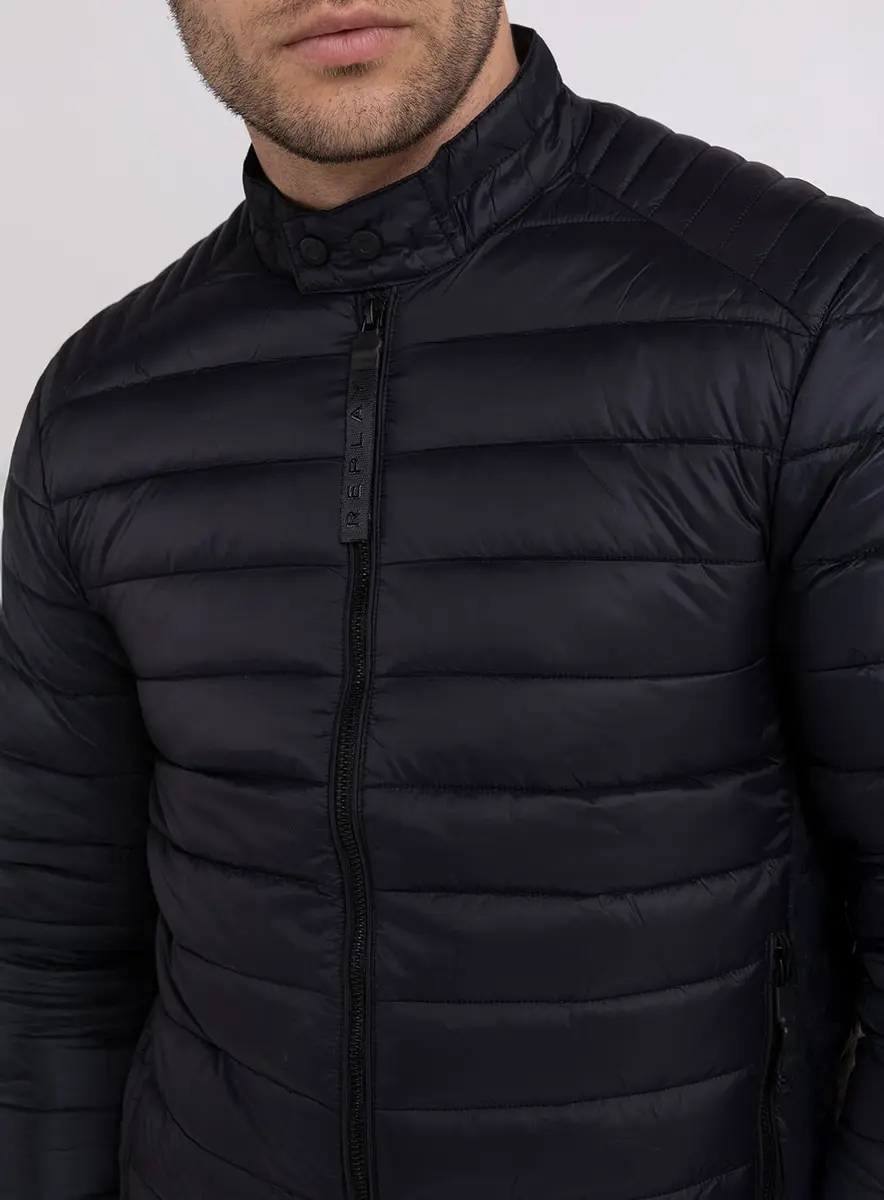 Jaqueta Masculina Slim Puffe Preto Lcecci