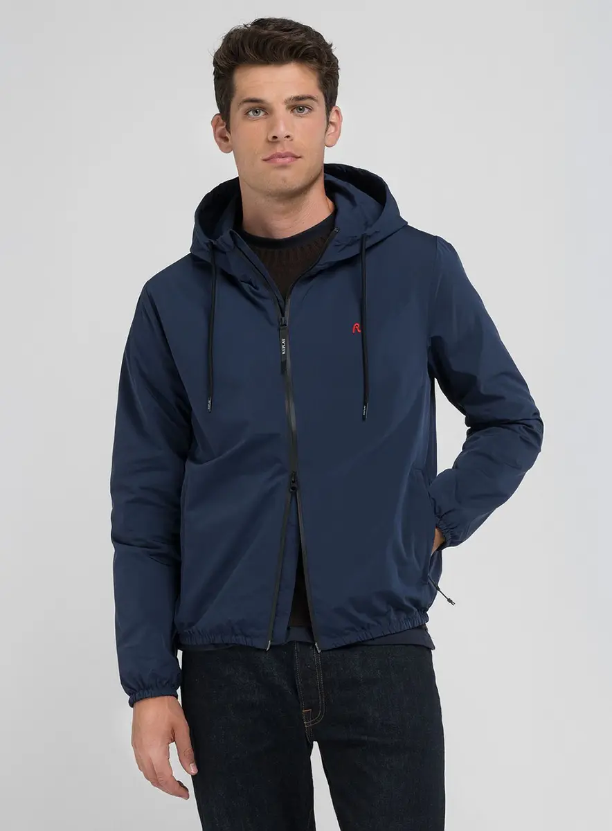 Jaqueta Masculina Corta-vento Essencial Azul Lcecci