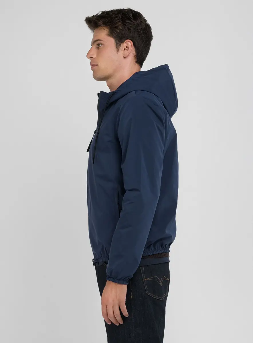 Jaqueta Masculina Corta-vento Essencial Azul Lcecci