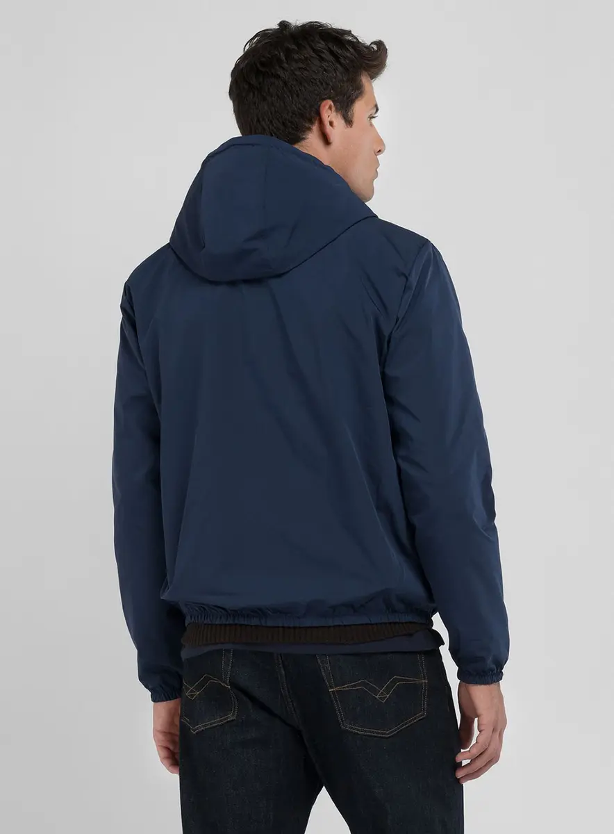 Jaqueta Masculina Corta-vento Essencial Azul Lcecci
