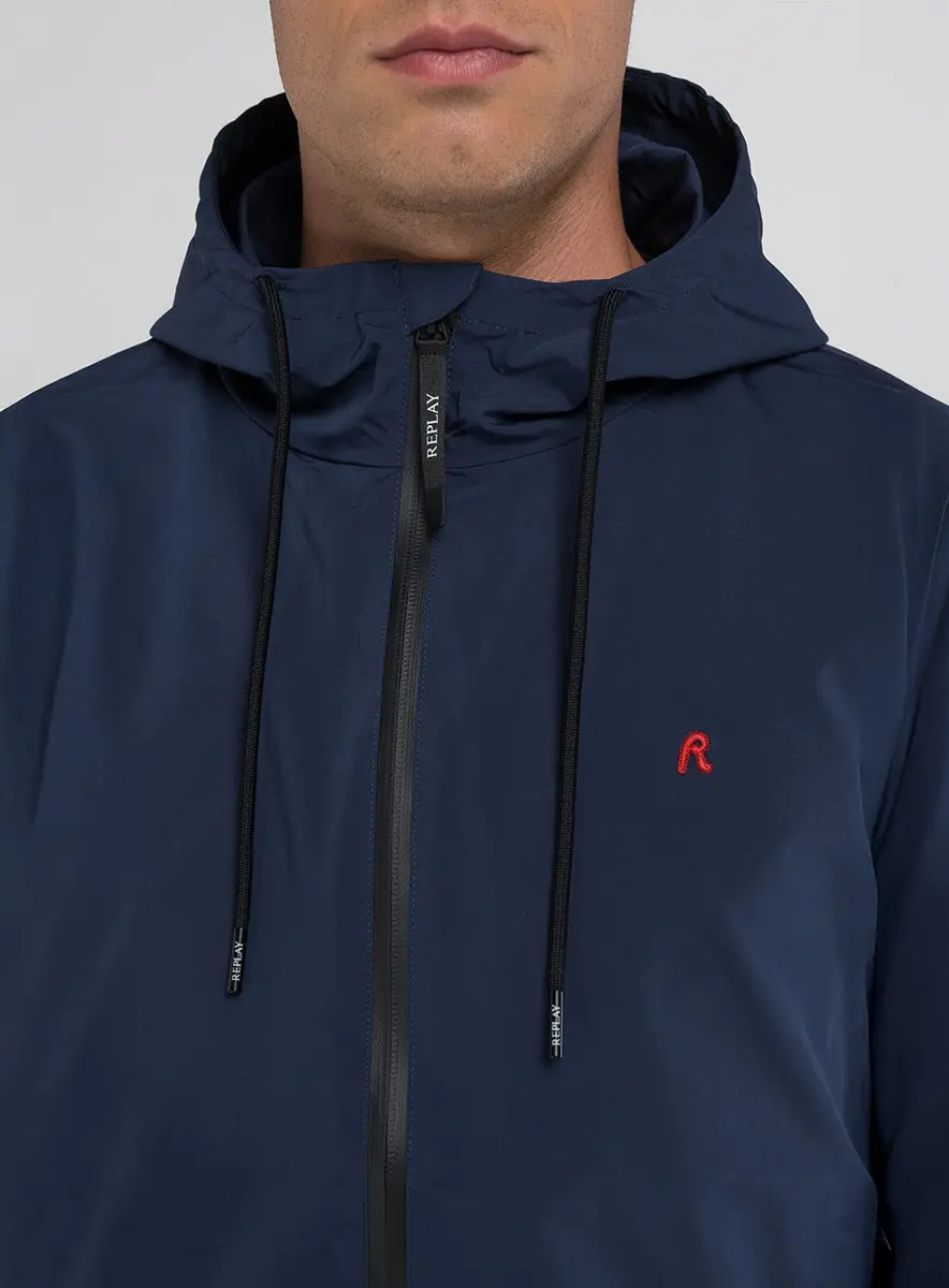 Jaqueta Masculina Corta-vento Essencial Azul Lcecci