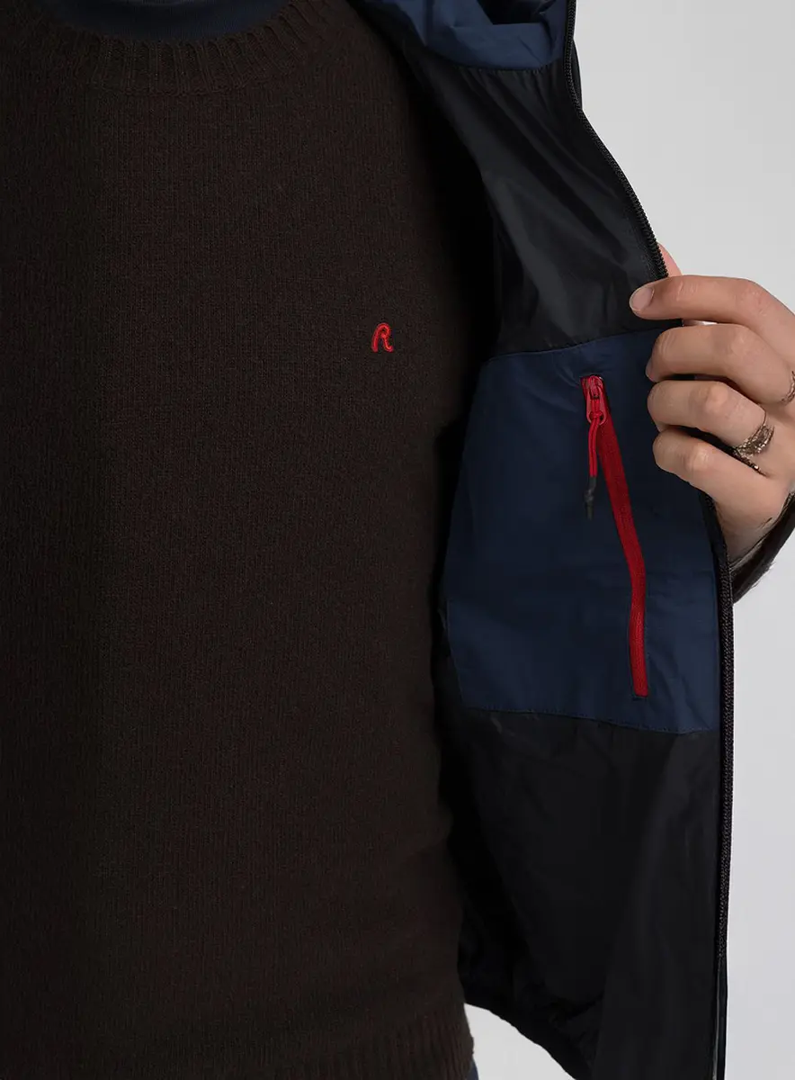Jaqueta Masculina Corta-vento Essencial Azul Lcecci