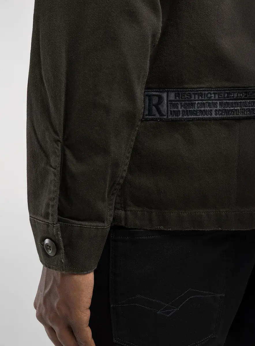 Jaqueta Masculina Sarja Replay Preto Lcecci