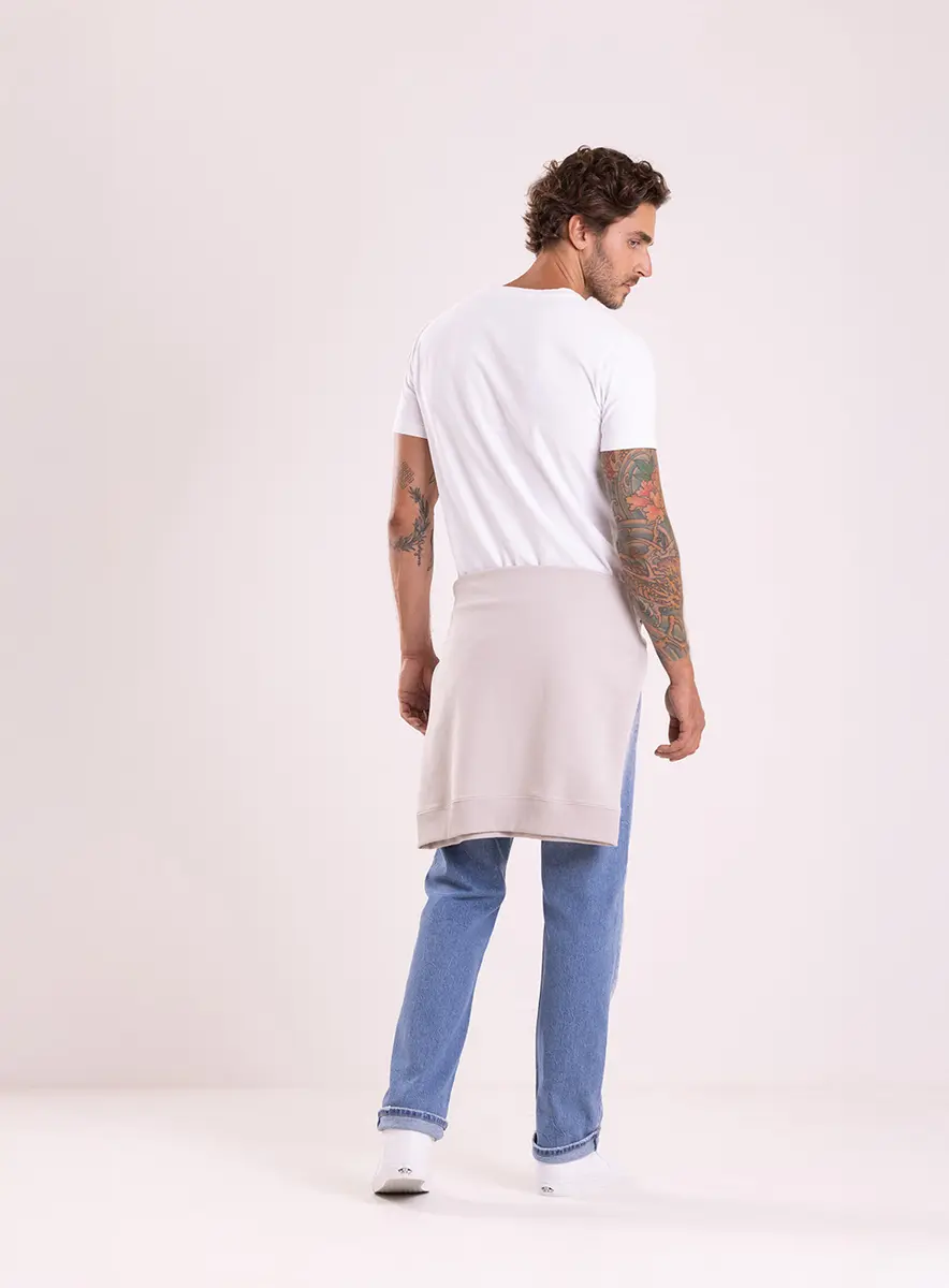 Camiseta Masculina Slim Manga Curta Branco Lcecci