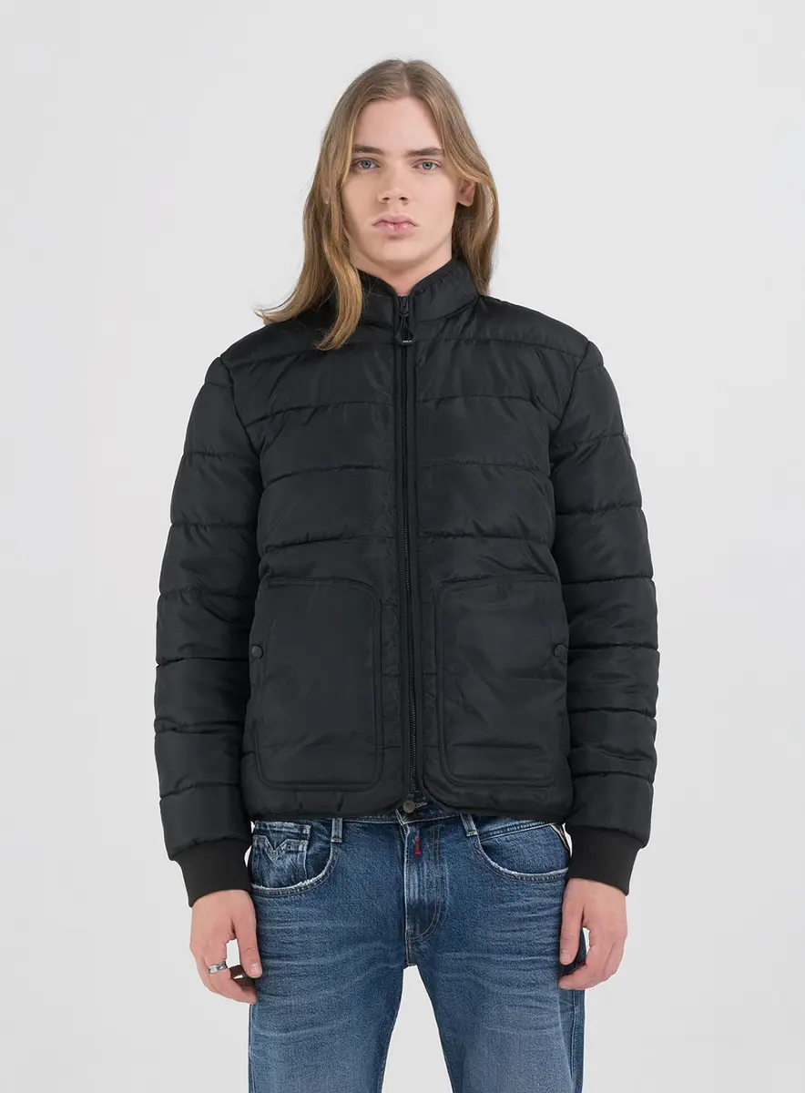 Jaqueta Masculina Puffer Replay Preto Lcecci