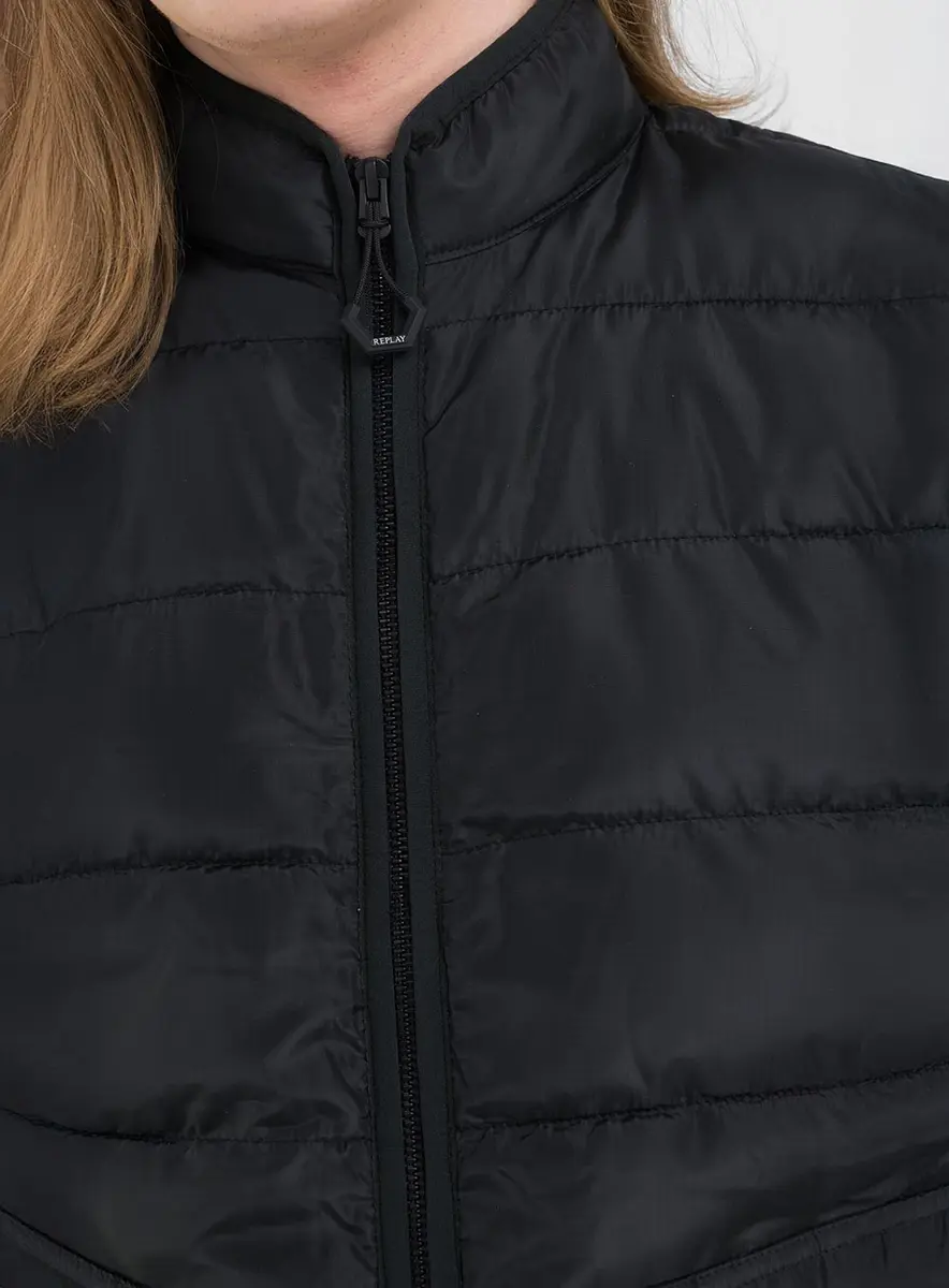 Jaqueta Masculina Puffer Replay Preto Lcecci