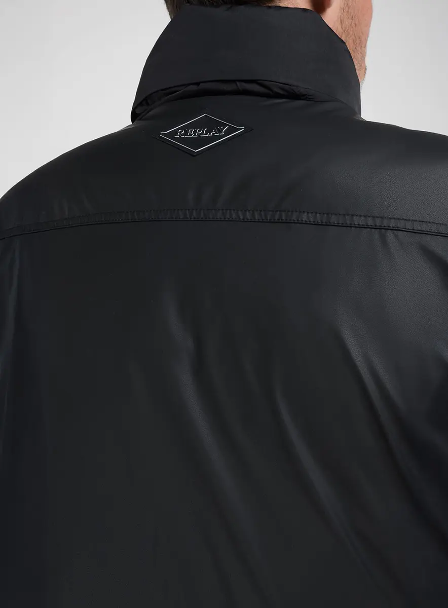 Jaqueta Masculina Puffer Cargo Preto Lcecci