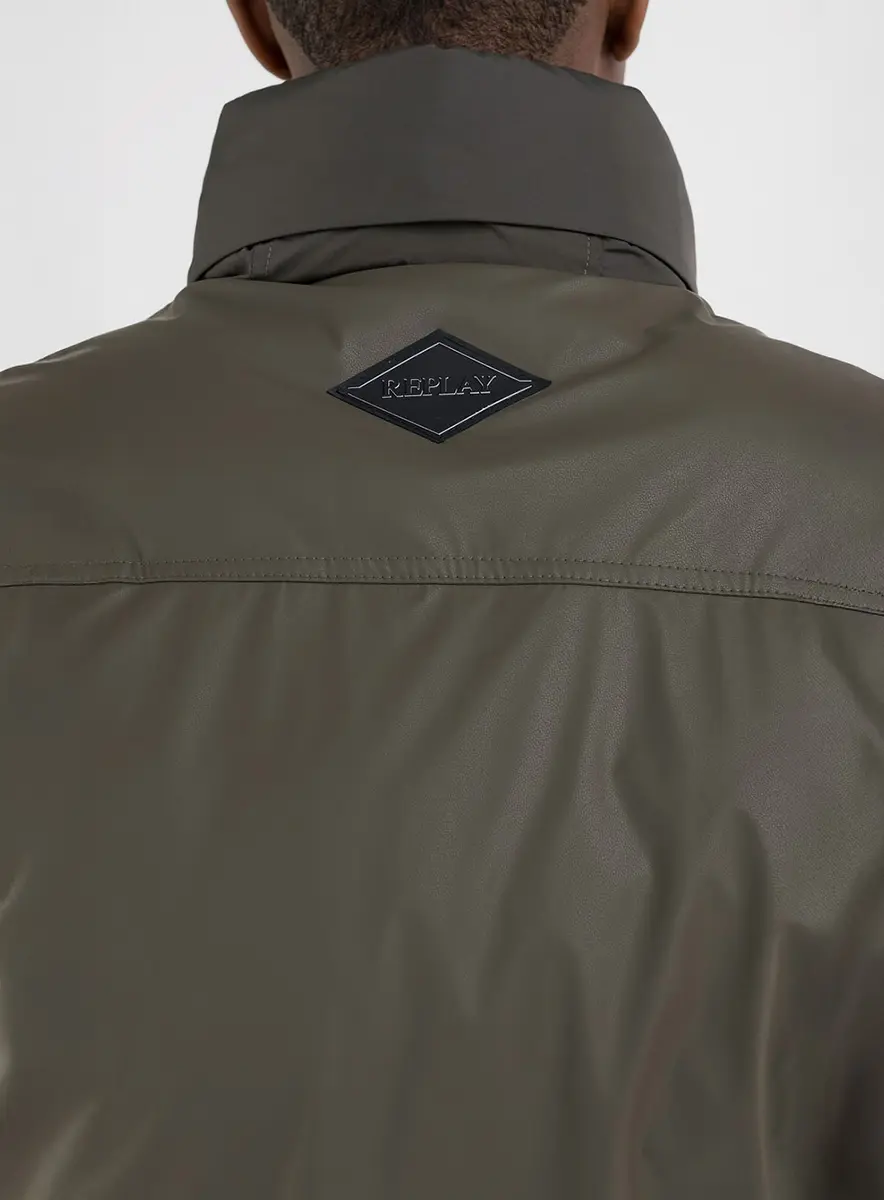 Jaqueta Masculina Puffer Cargo Preto Lcecci