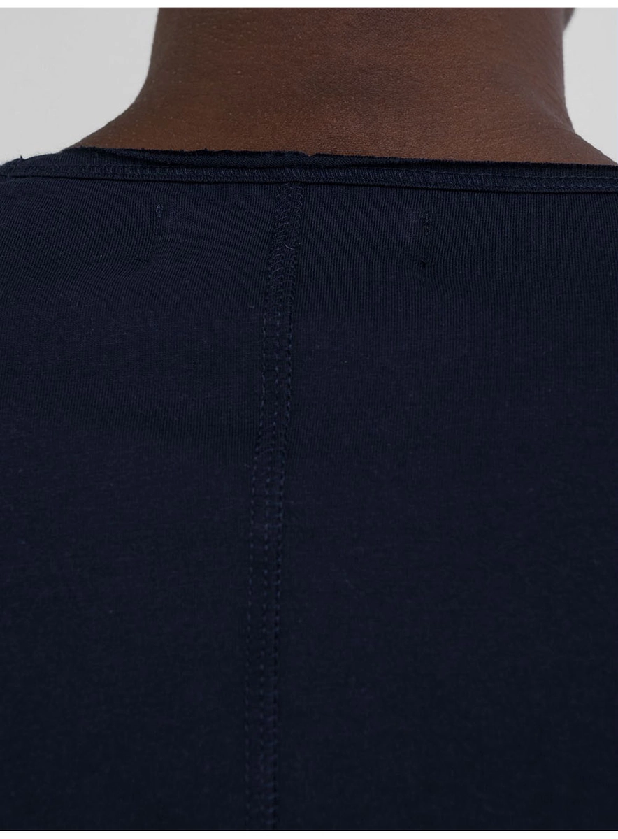 T-shirt Manga Longa Regular Preto Lcecci
