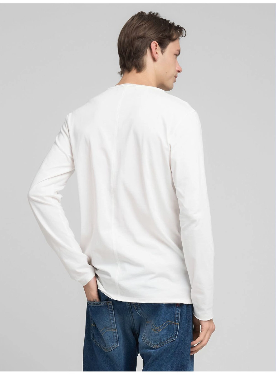 T-shirt Manga Longa Regular Preto Lcecci