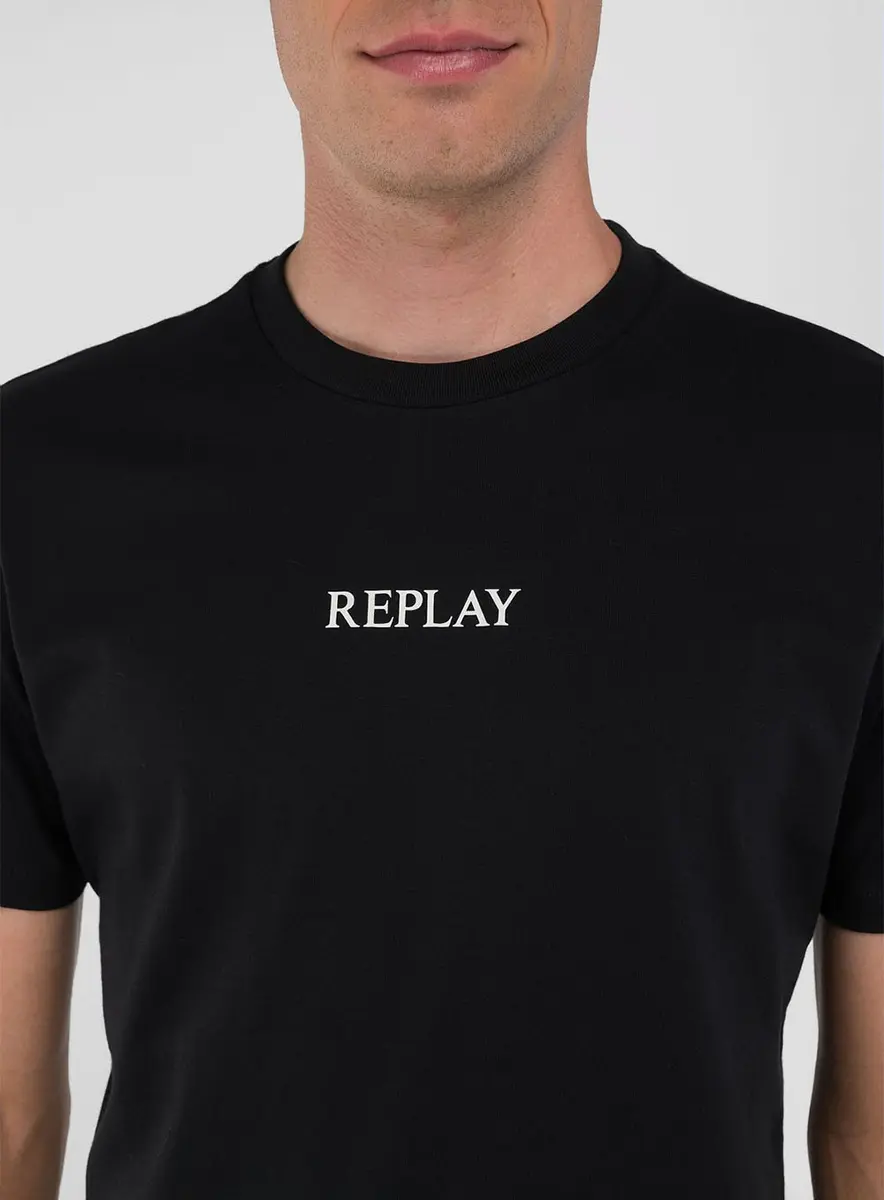 Camiseta Masculina Over Com Logo Minimalista Preto Lcecci