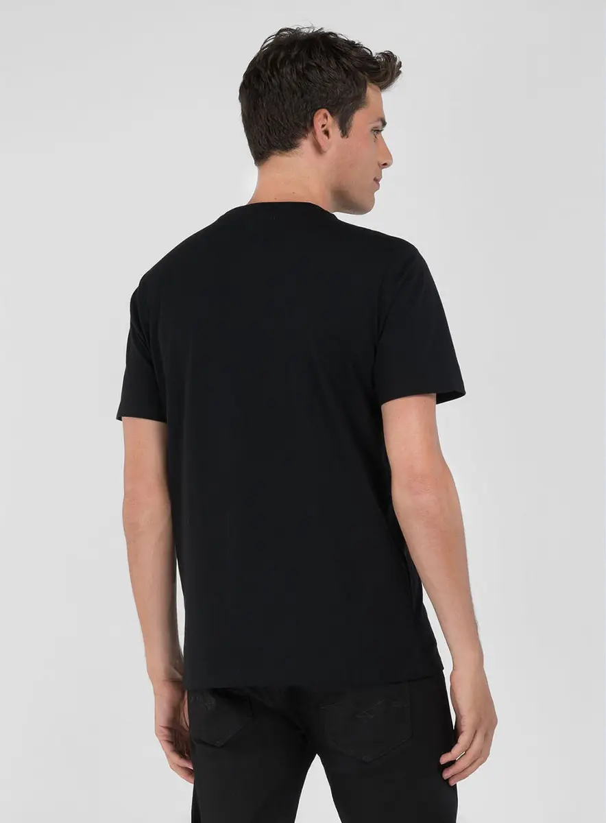 Camiseta Masculina Over Com Logo Minimalista Preto Lcecci