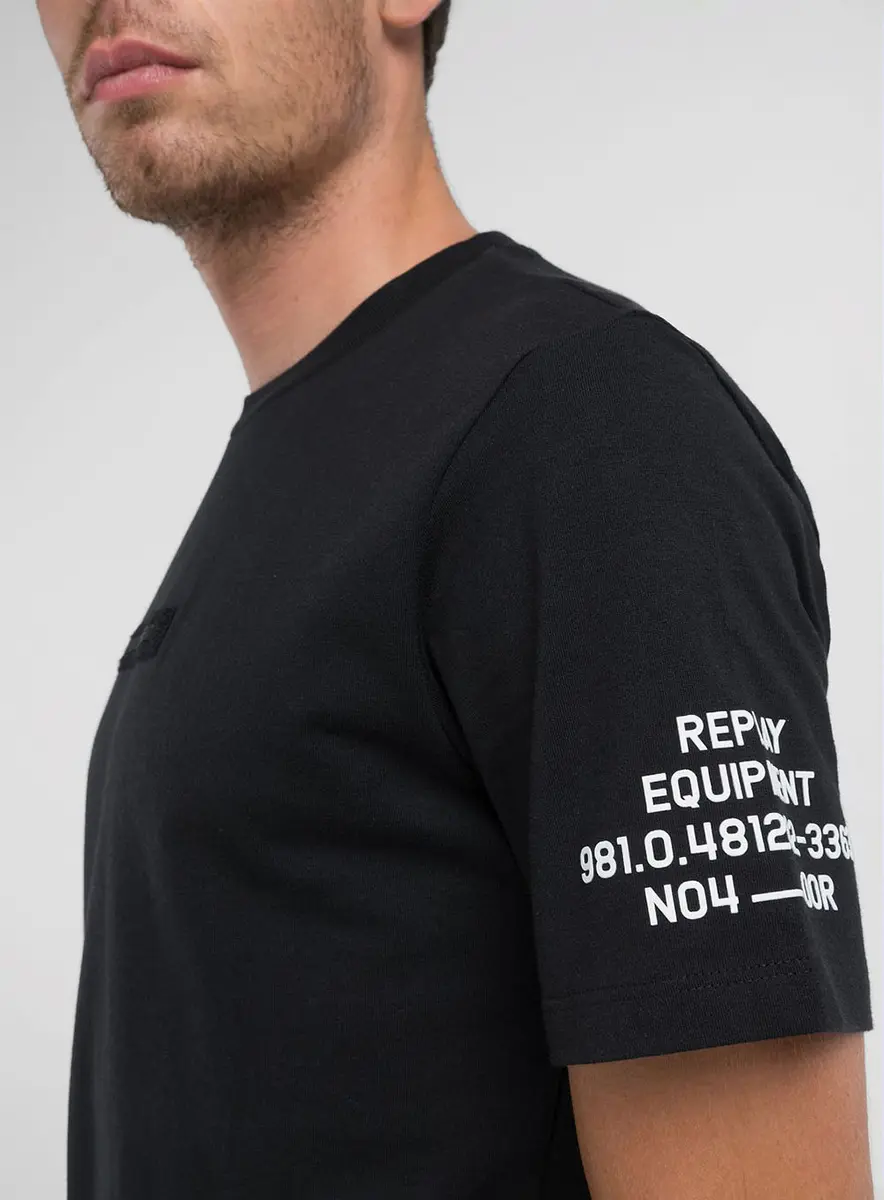 Camiseta Masculina Regular Oceano Preto Lcecci