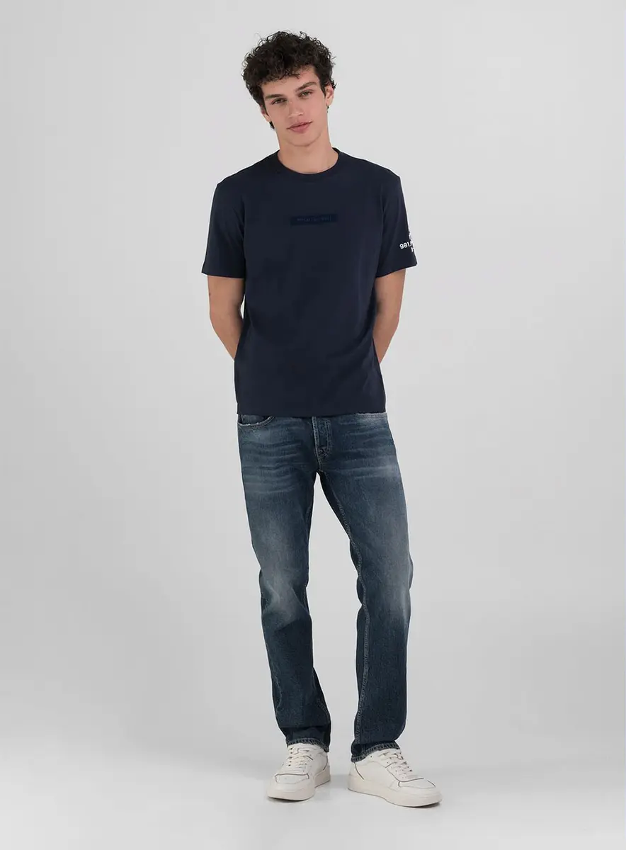 Camiseta Masculina Regular Oceano Preto Lcecci