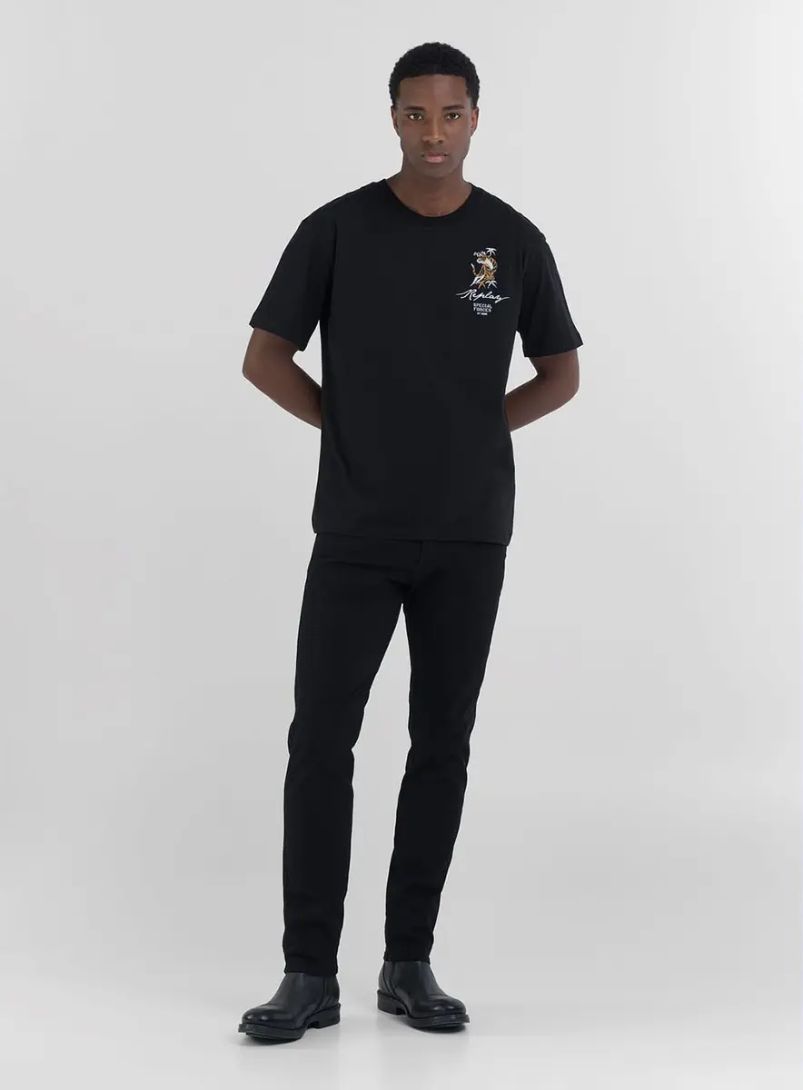 Camiseta Masculina Classic Tigre Verde Preto Lcecci