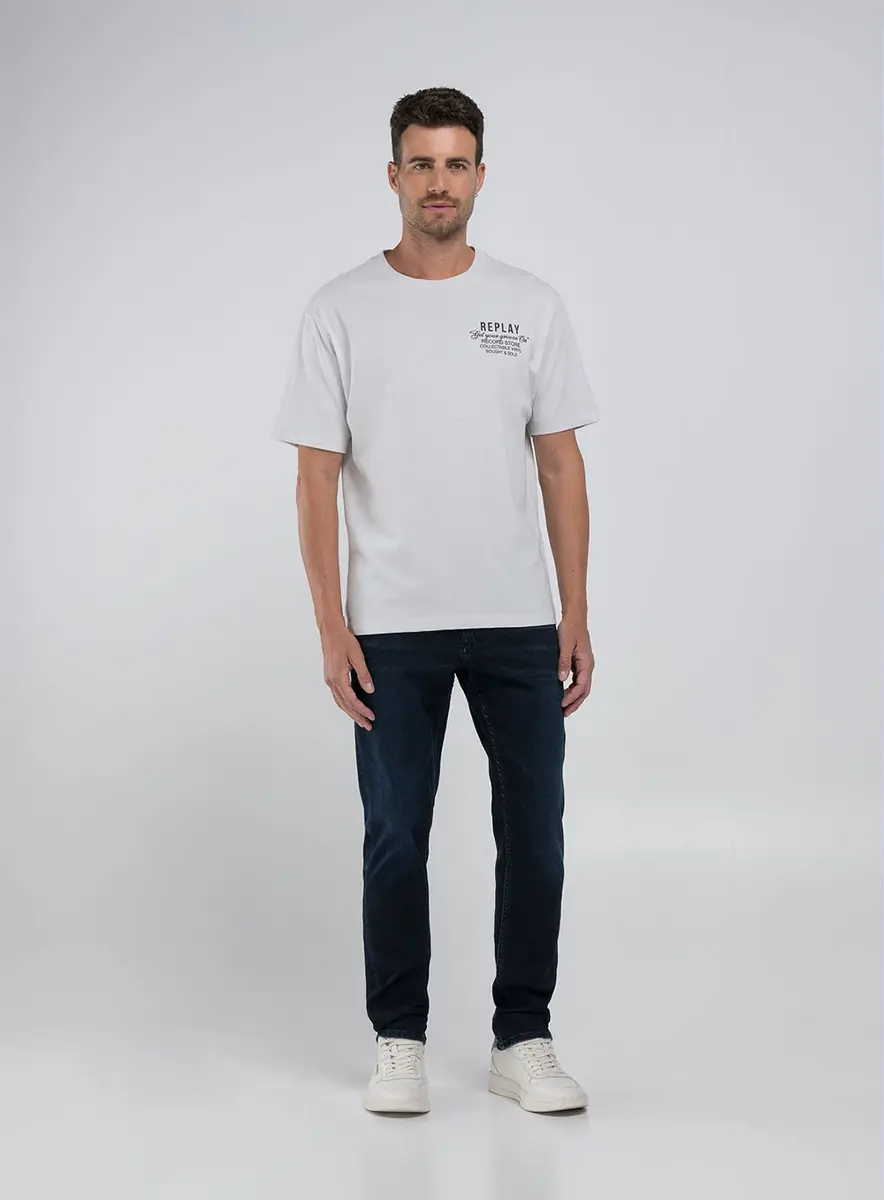 Camiseta Masculina Oversize Replay Marrom Preto Lcecci