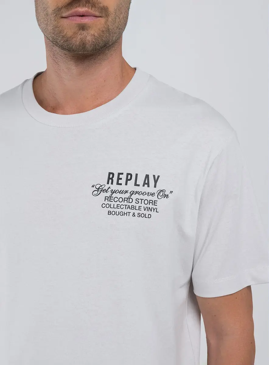 Camiseta Masculina Oversize Replay Marrom Preto Lcecci