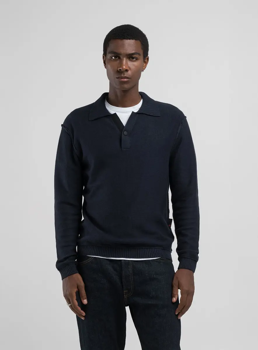 Suéter Masculino Polo Conforto Essencial Preto Lcecci
