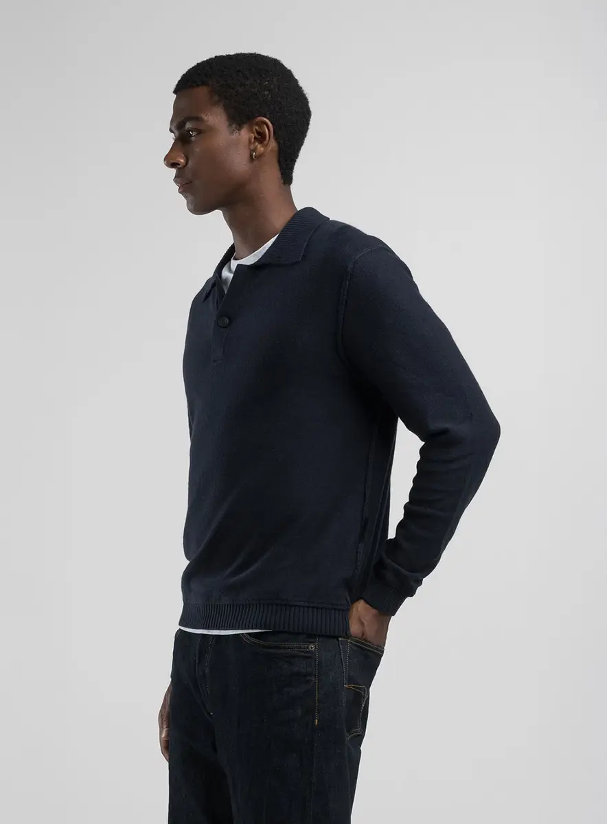 Suéter Masculino Polo Conforto Essencial Preto Lcecci
