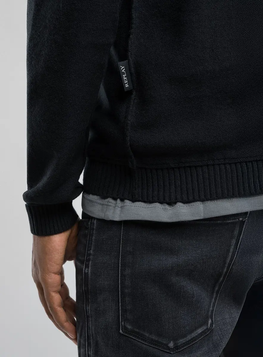 Suéter Masculino Polo Conforto Essencial Preto Lcecci