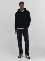 Suéter Masculino Básico Com Capuz