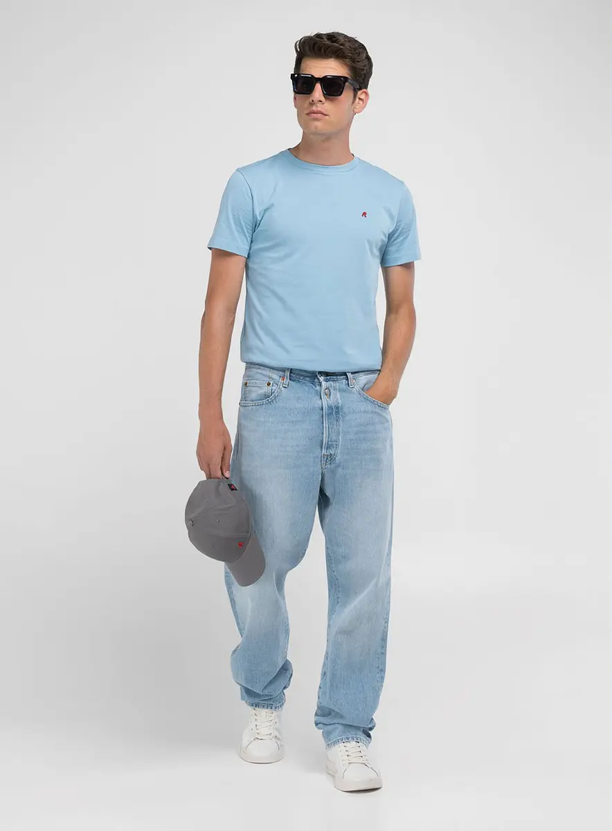 Camiseta Masculina Reta Manga Curta Preto Lcecci