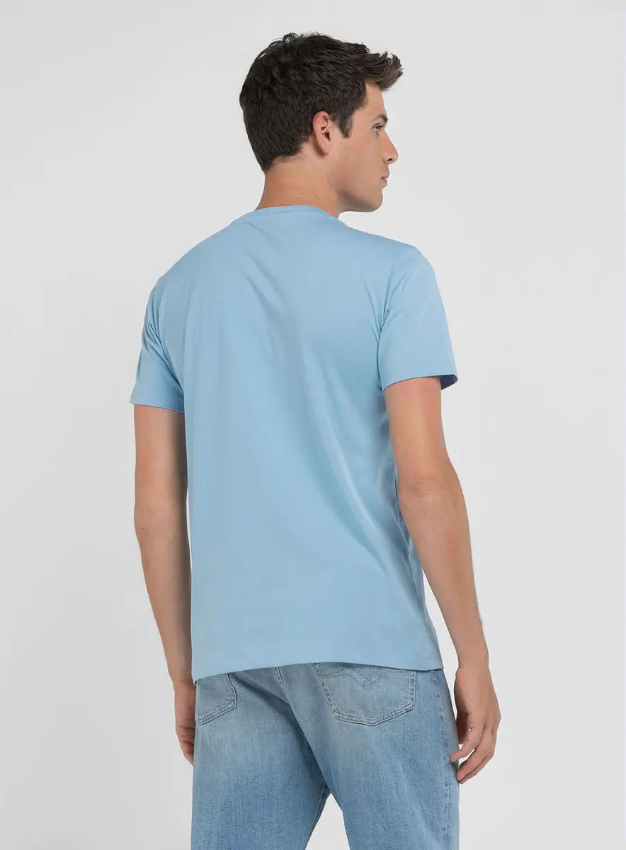 Camiseta Masculina Reta Manga Curta Preto Lcecci