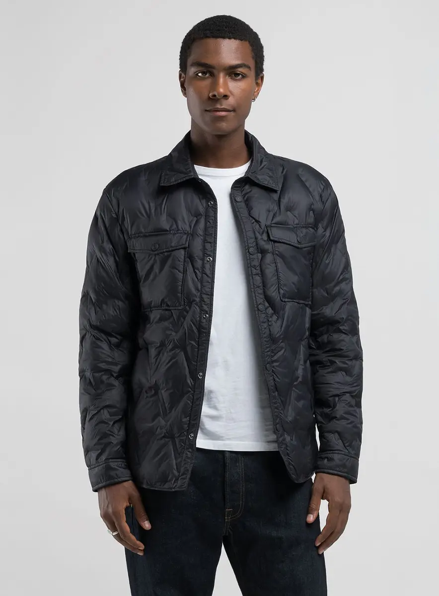Jaqueta Masculina Acolchoada Replay Preto Lcecci
