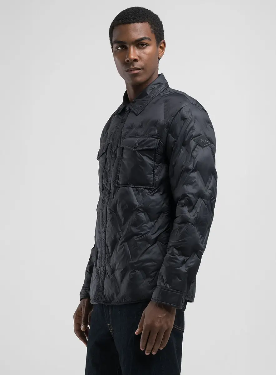 Jaqueta Masculina Acolchoada Replay Preto Lcecci