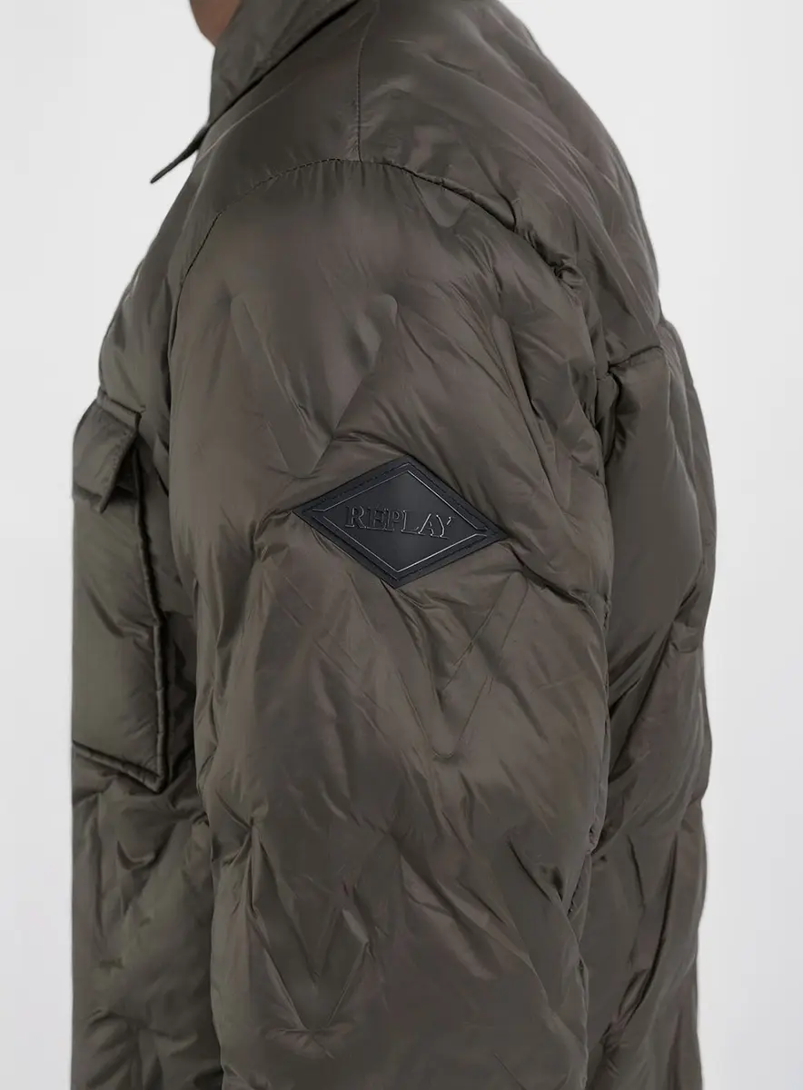 Jaqueta Masculina Acolchoada Replay Preto Lcecci