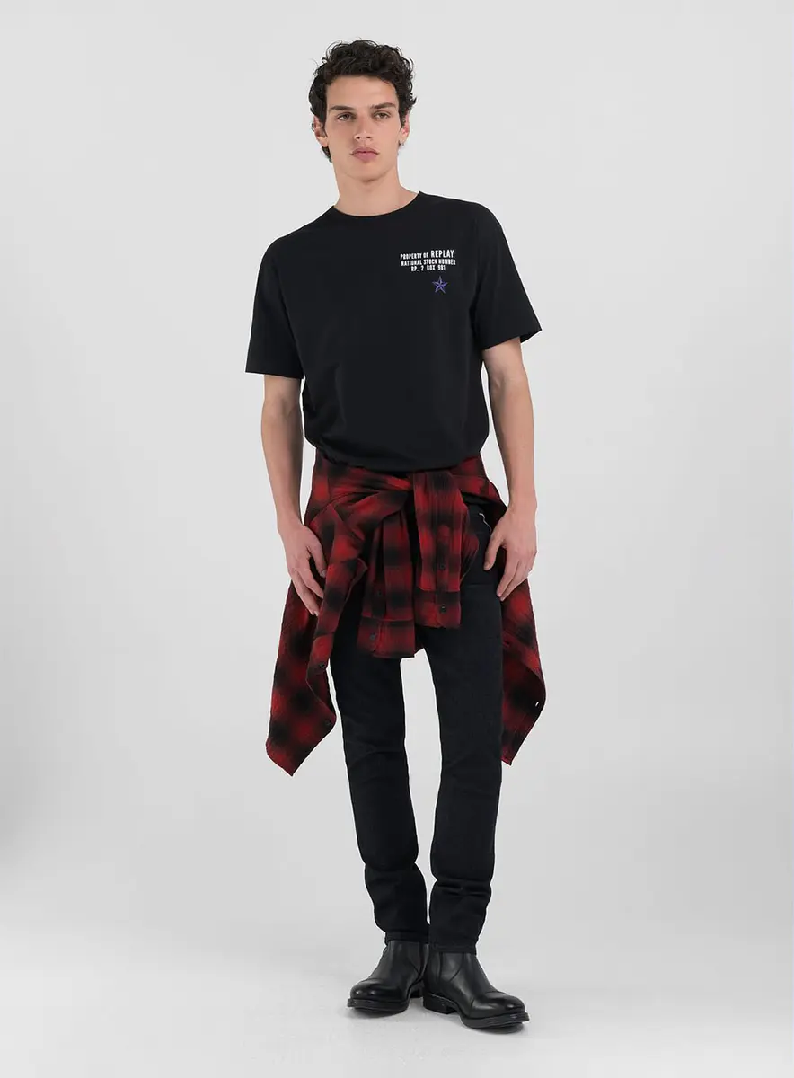 Camiseta Masculina Relaxed Preto Lcecci