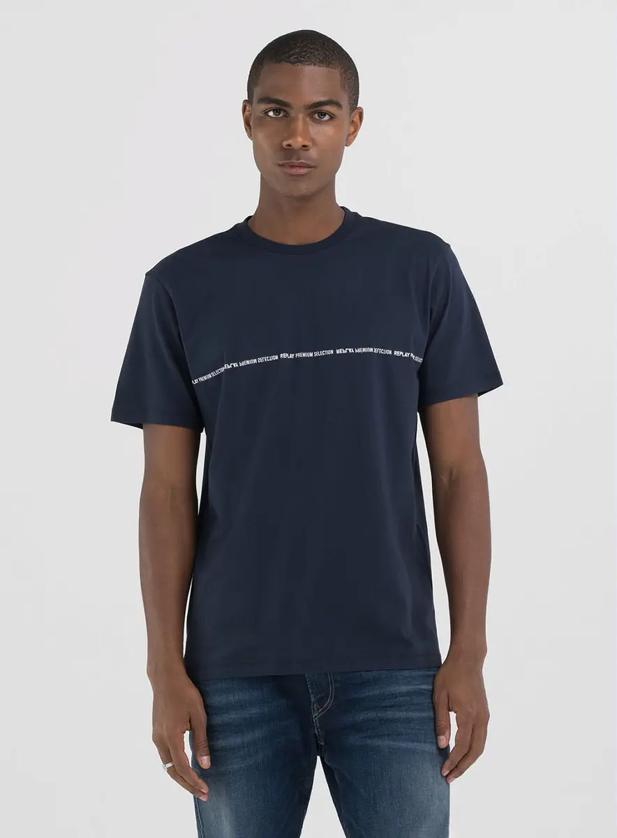 Camiseta Masculina Regular Define Preto Lcecci