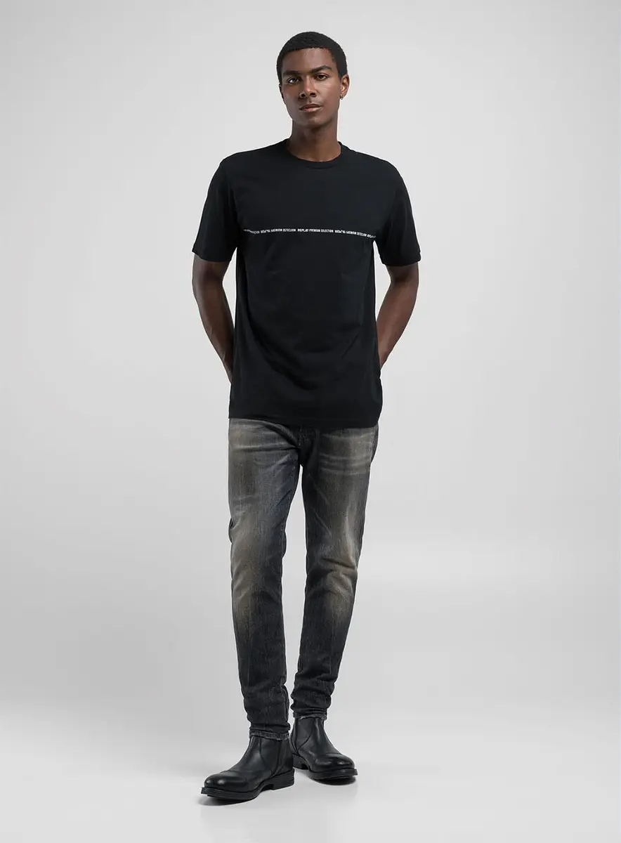 Camiseta Masculina Regular Define Preto Lcecci