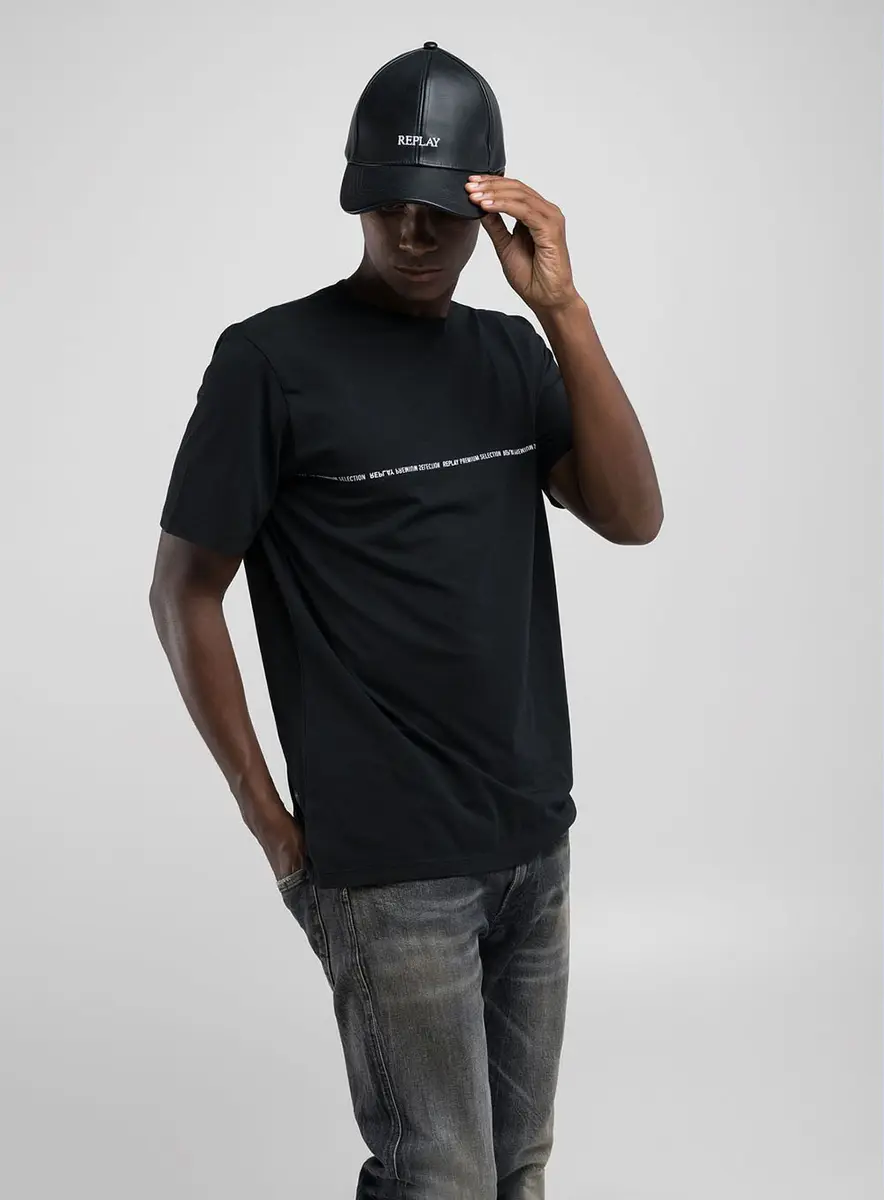 Camiseta Masculina Regular Define Preto Lcecci